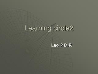 Learning circle2