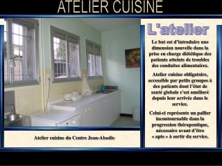 ATELIER CUISINE