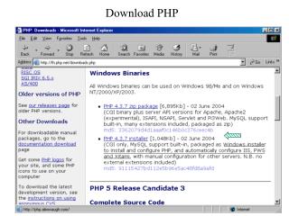 Download PHP