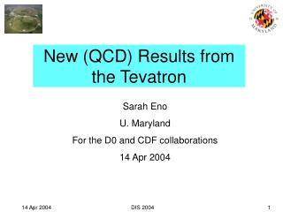 New (QCD) Results from the Tevatron