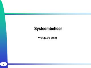 Systeembeheer