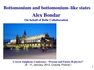 Bottomonium and bottomonium –like states