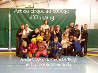 Art du cirque au collège d’Onnaing