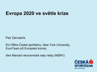 Evropa 2020 ve světle krize