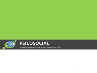 PSICOSOCIAL