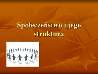 Społeczeństwo i jego struktura