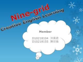 Nine-grid Creative English Learning