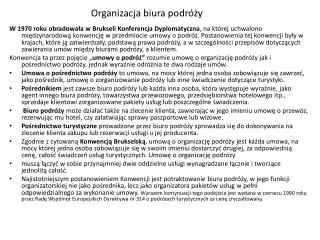 Organizacja biura podróży