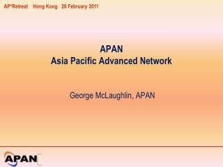 APAN Asia Pacific Advanced Network