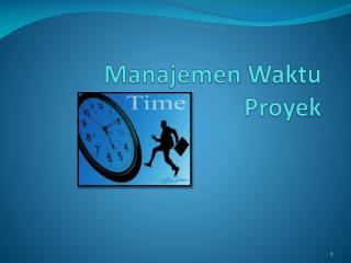 Manajemen Waktu Proyek
