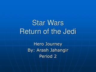 Star Wars Return of the Jedi