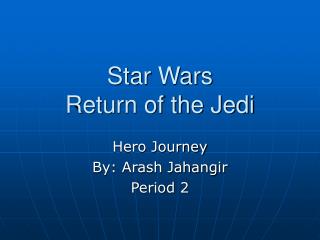 Star Wars Return of the Jedi