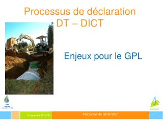 Processus de déclaration DT – DICT