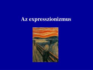 Az expresszionizmus