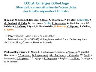 ECOLA: Echanges COte-LArge