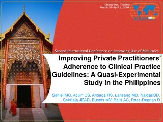Improving Private Practitioners’