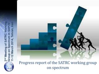 Progress report of the SATRC working group on spectrum