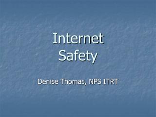 Internet Safety