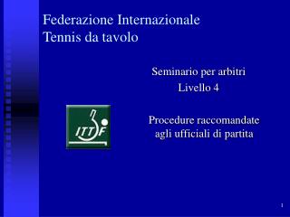 Federazione Internazionale Tennis da tavolo