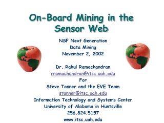 On-Board Mining in the Sensor Web