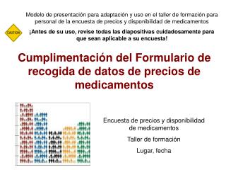 Cumplimentación del Formulario de recogida de datos de precios de medicamentos