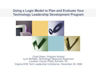 Using a Logic Model to Plan and Evaluate Your Technology Leadership Development Program
