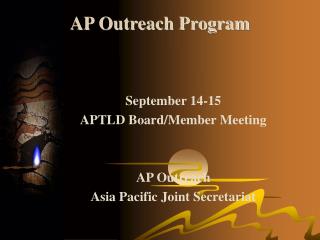 AP Outreach Program