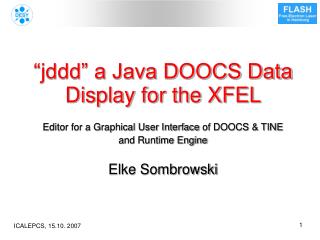 “jddd” a Java DOOCS Data Display for the XFEL