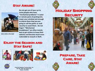 Holiday Shopping Security