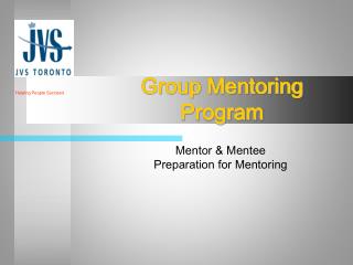 Group Mentoring Program