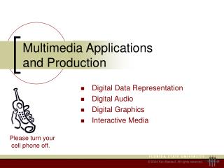 Multimedia Applications and Production