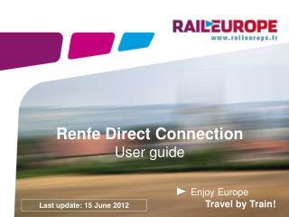 Renfe Direct Connection User guide