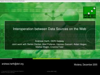 Interoperation between Data Sources on the Web