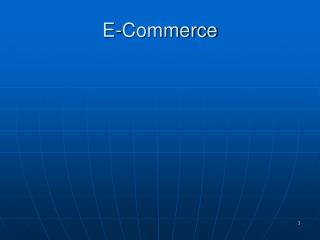 E-Commerce