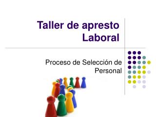 Taller de apresto Laboral