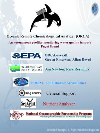 Oceanic Remote Chemical/optical Analyzer (ORCA)