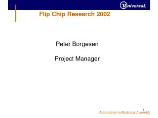 Flip Chip Research 2002