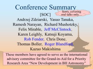 Conference Summary