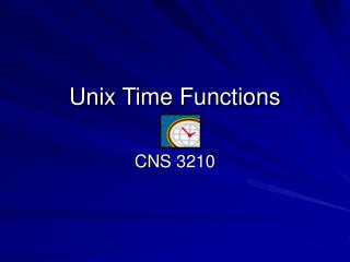 Unix Time Functions