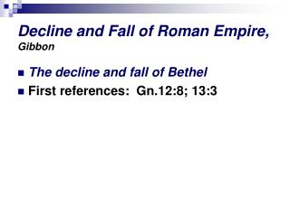 Decline and Fall of Roman Empire, Gibbon