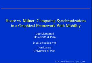 Hoare vs. Milner: Comparing Synchronizations in a Graphical Framework With Mobility