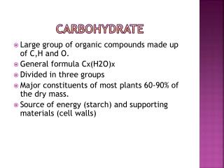 Carbohydrate