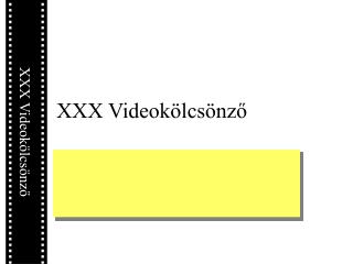 XXX Videokölcsönző