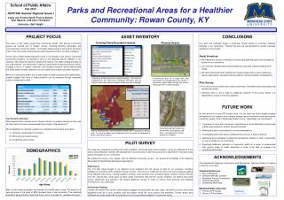 Parks and Recreational Areas for a Healthier Community: Rowan County, KY