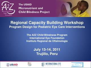 Regional Capacity Building Workshop Program Design for Pediatric Eye Care Interventions