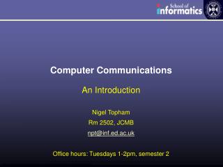 Computer Communications