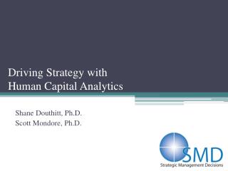 Driving Strategy with Human Capital Analytics