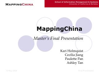 MappingChina