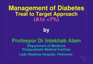 Milestones in Diabetes Treatment