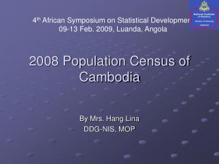 2008 Population Census of Cambodia